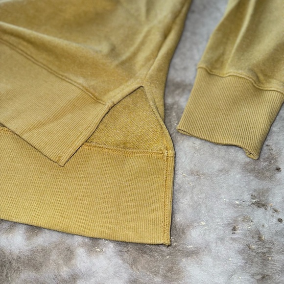 Mental Health Awareness “Person Behind Me” Mustard Yellow Sweatshirt Pullover 💗 - Picture 4 of 5